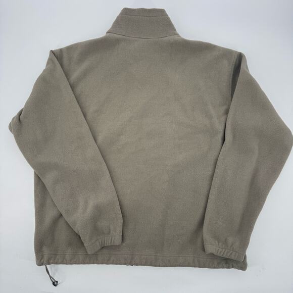 Columbia Tan Steens Mountain Zip Up Fleece Jacket Mens XL Collared Adjustable - Picture 10 of 11